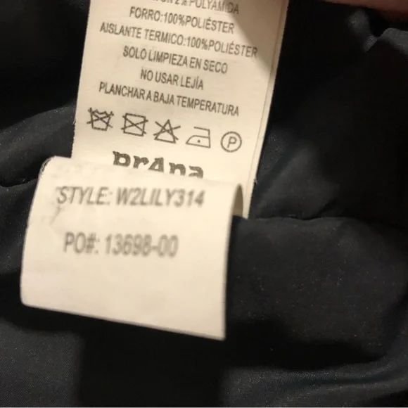 PrAna Women’s Wool Blend Lily Striped Jacket. Sz Medium Coal. Gently Worn - Picture 15 of 16